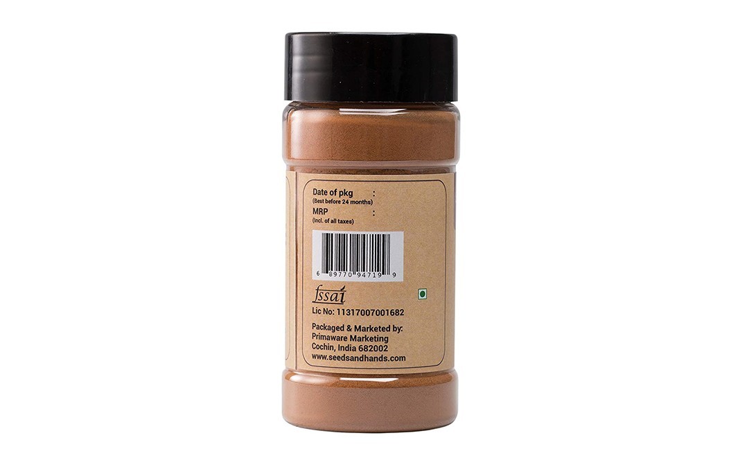 Seeds And Hands Cinnamon Powder    Plastic Bottle  50 grams